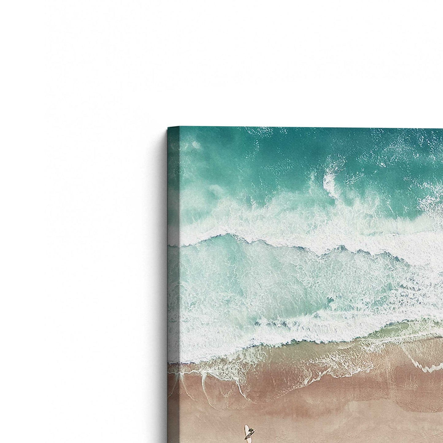 [Color:Stretched Canvas], Picture of the corner of the art