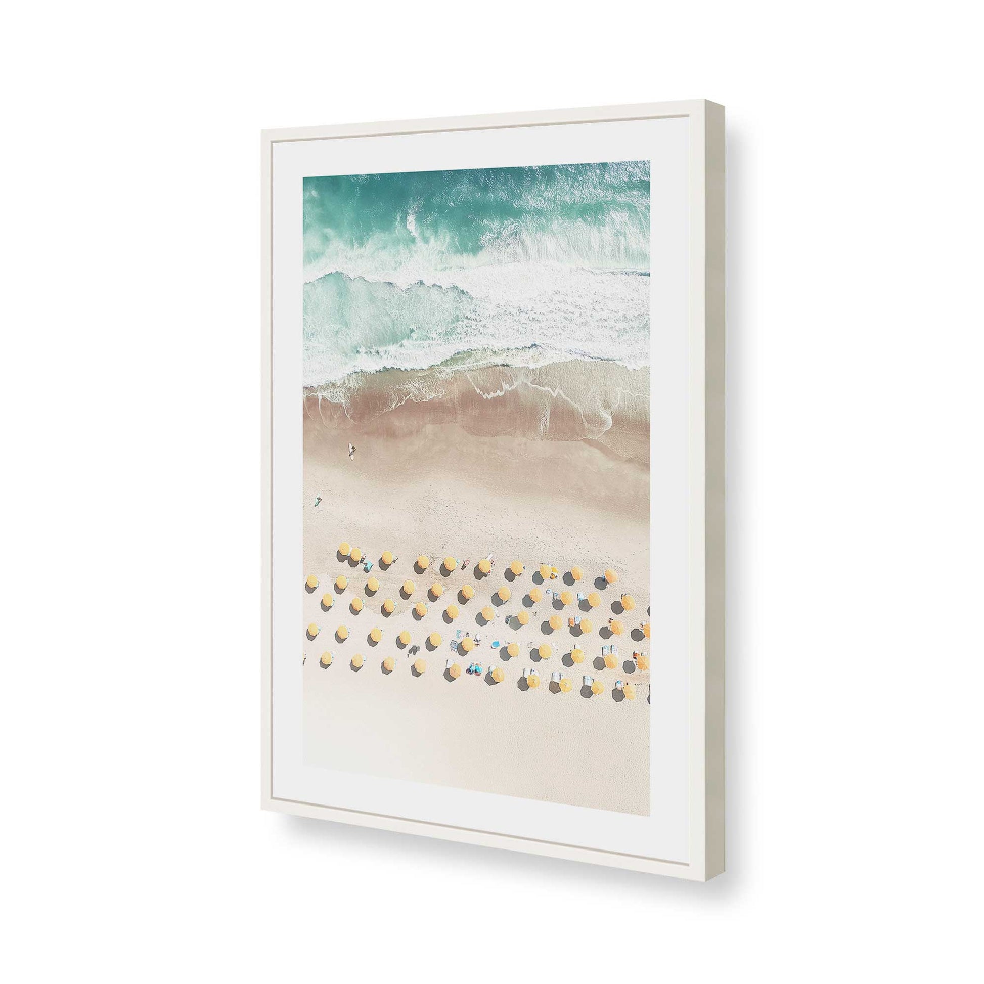 [Color:Opaque White], Picture of art in a Opaque White frame of the corner