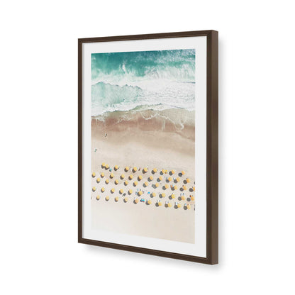 [Color:Brown], Picture of art in a Brown frame of the corner