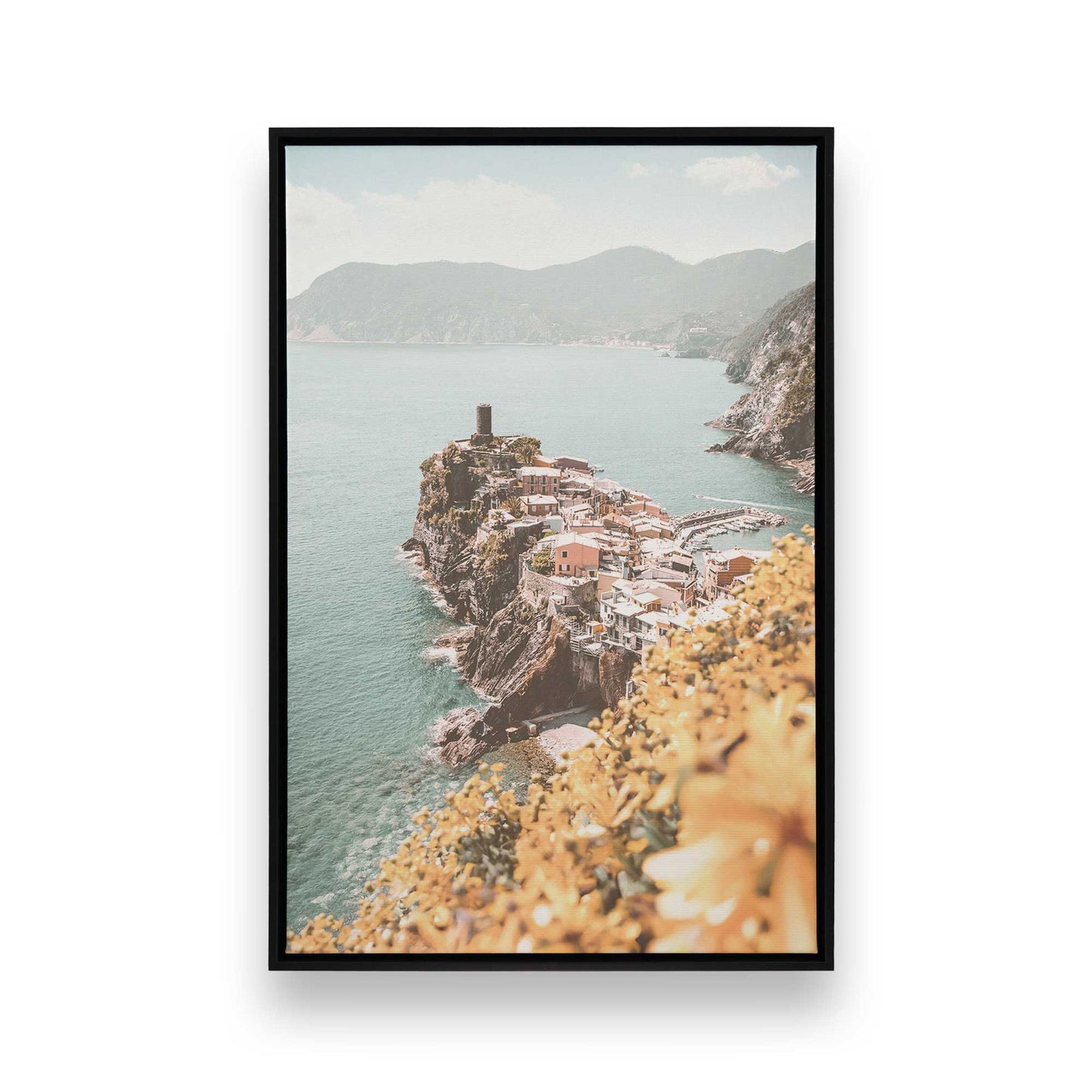 [Color:Satin Black], Picture of art in a Satin Black frame