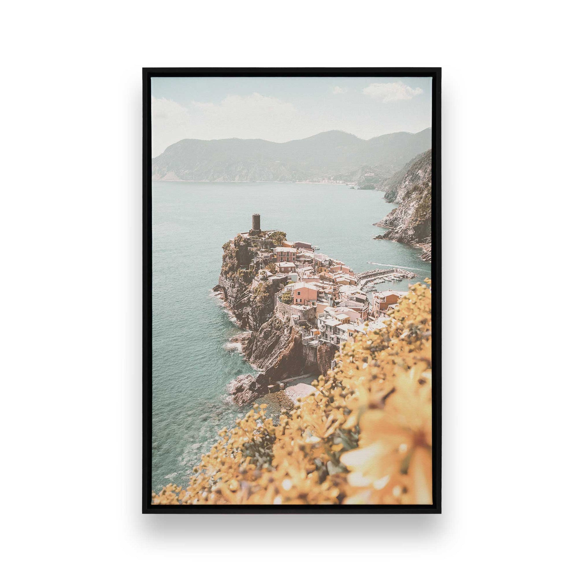 [Color:Satin Black], Picture of art in a Satin Black frame