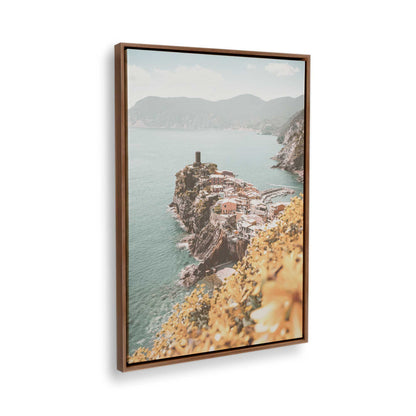 [Color:Walnut], Picture of the corner of the art