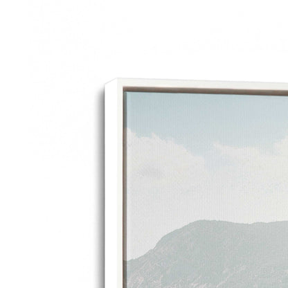 [Color:Opaque White], Picture of art in a White frame at an angle