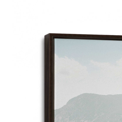 [Color:Espresso], Picture of art in a Espresso frame at an angle
