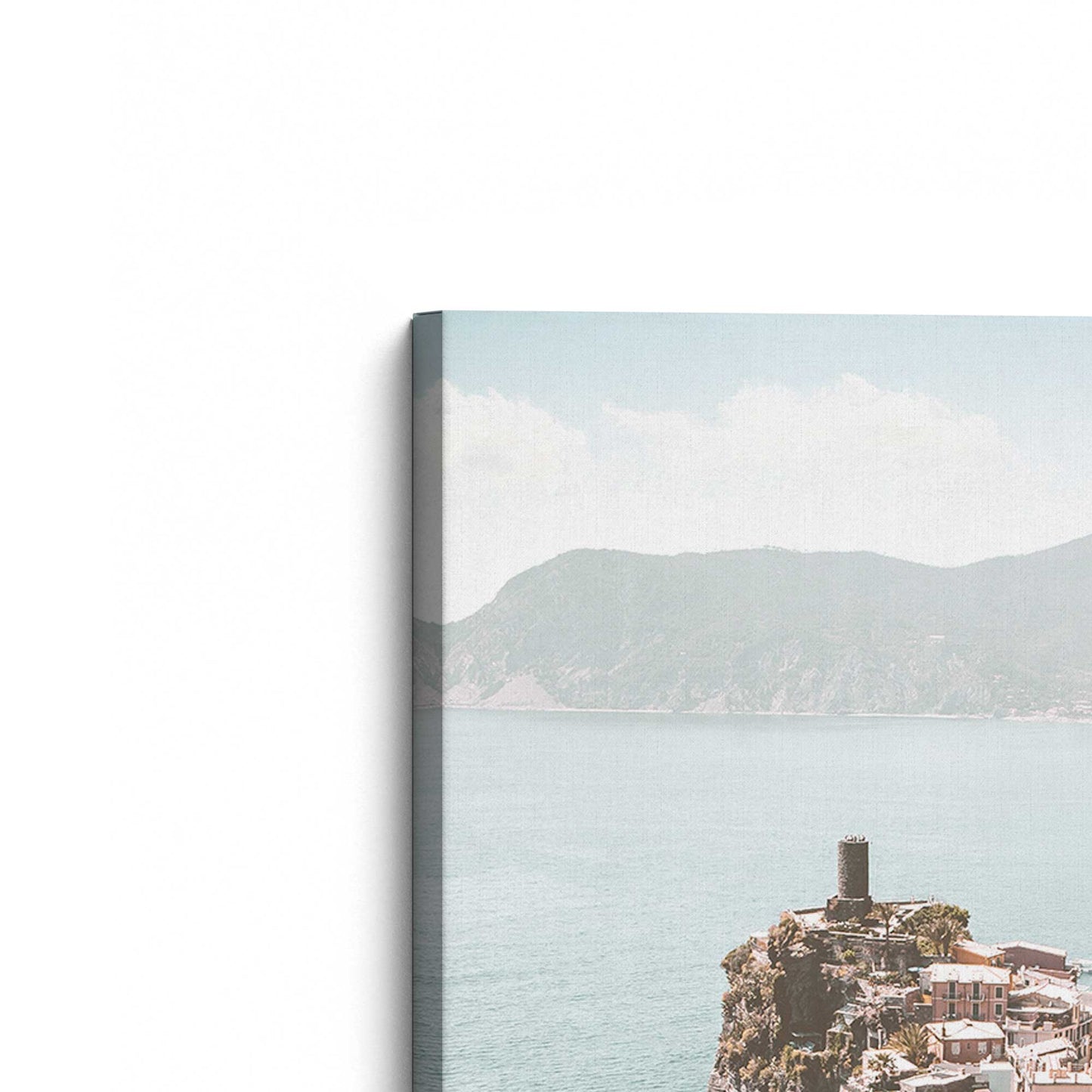 [Color:Stretched Canvas], Picture of the corner of the art