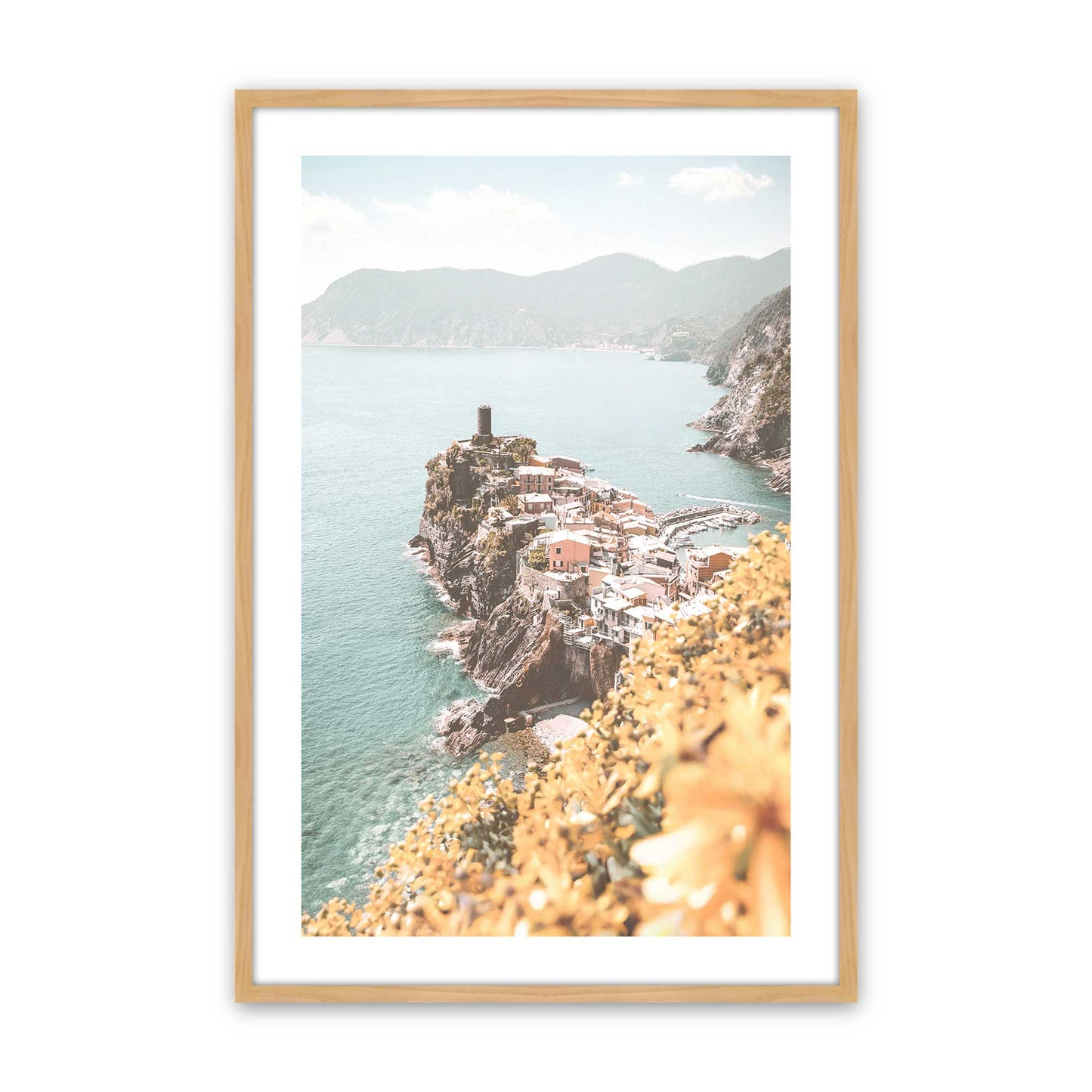 [Color:American Maple], Picture of art in a American Maple frame