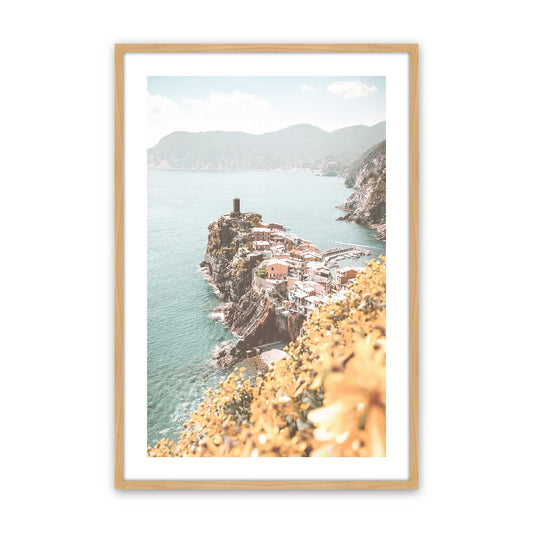 [Color:American Maple], Picture of art in a American Maple frame