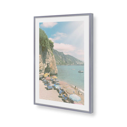 [Color:Polished Chrome], Picture of art in a Polished Chrome frame of the corner