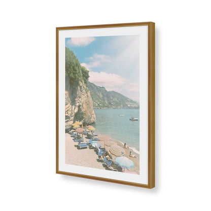 [Color:Polished Gold], Picture of art in a Polished Gold frame of the corner