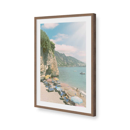 [Color:Walnut], Picture of art in a Walnut frame of the corner