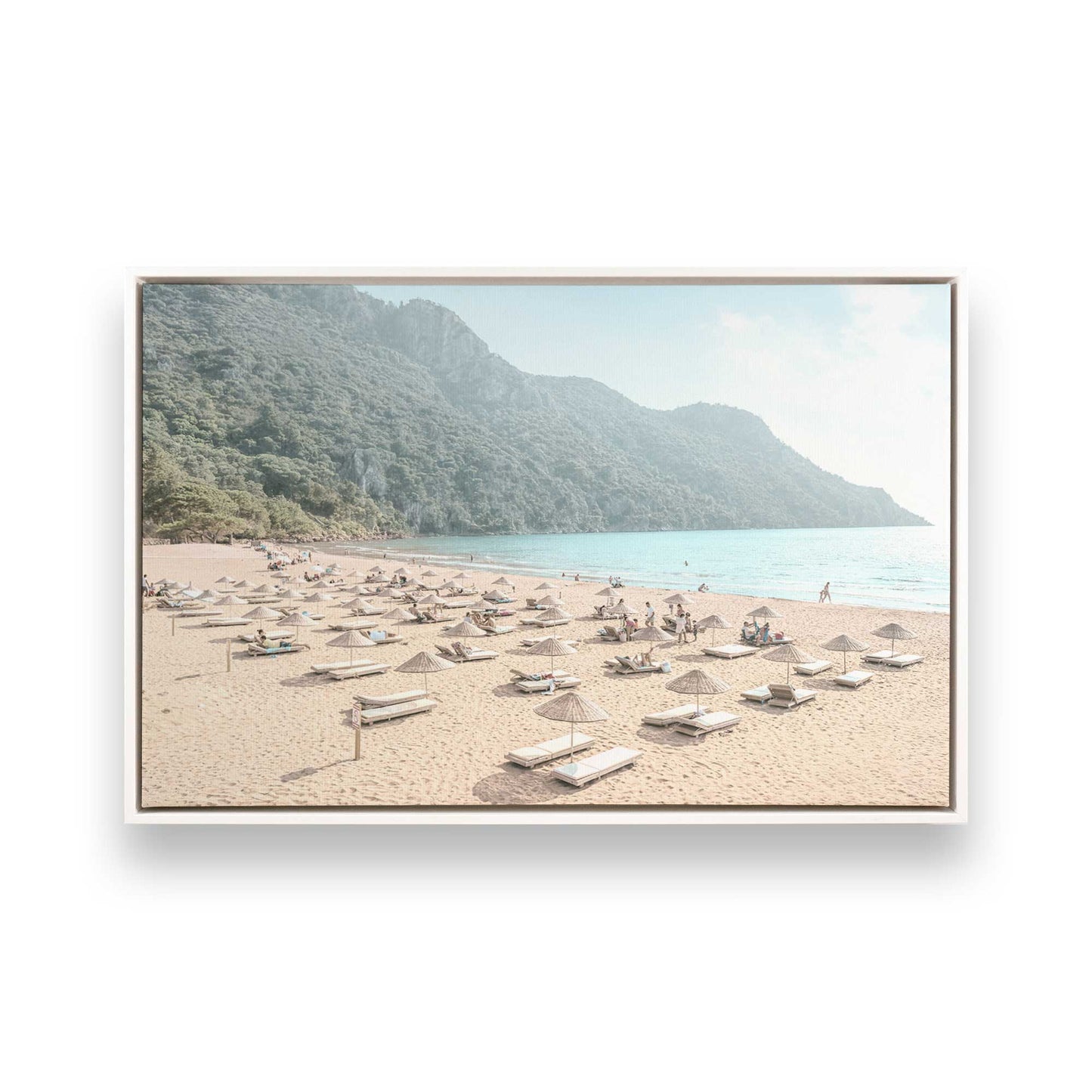 [Color:Opaque White], Picture of art in a White frame