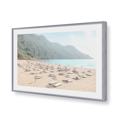 [Color:Polished Chrome], Picture of art in a Polished Chrome frame of the corner