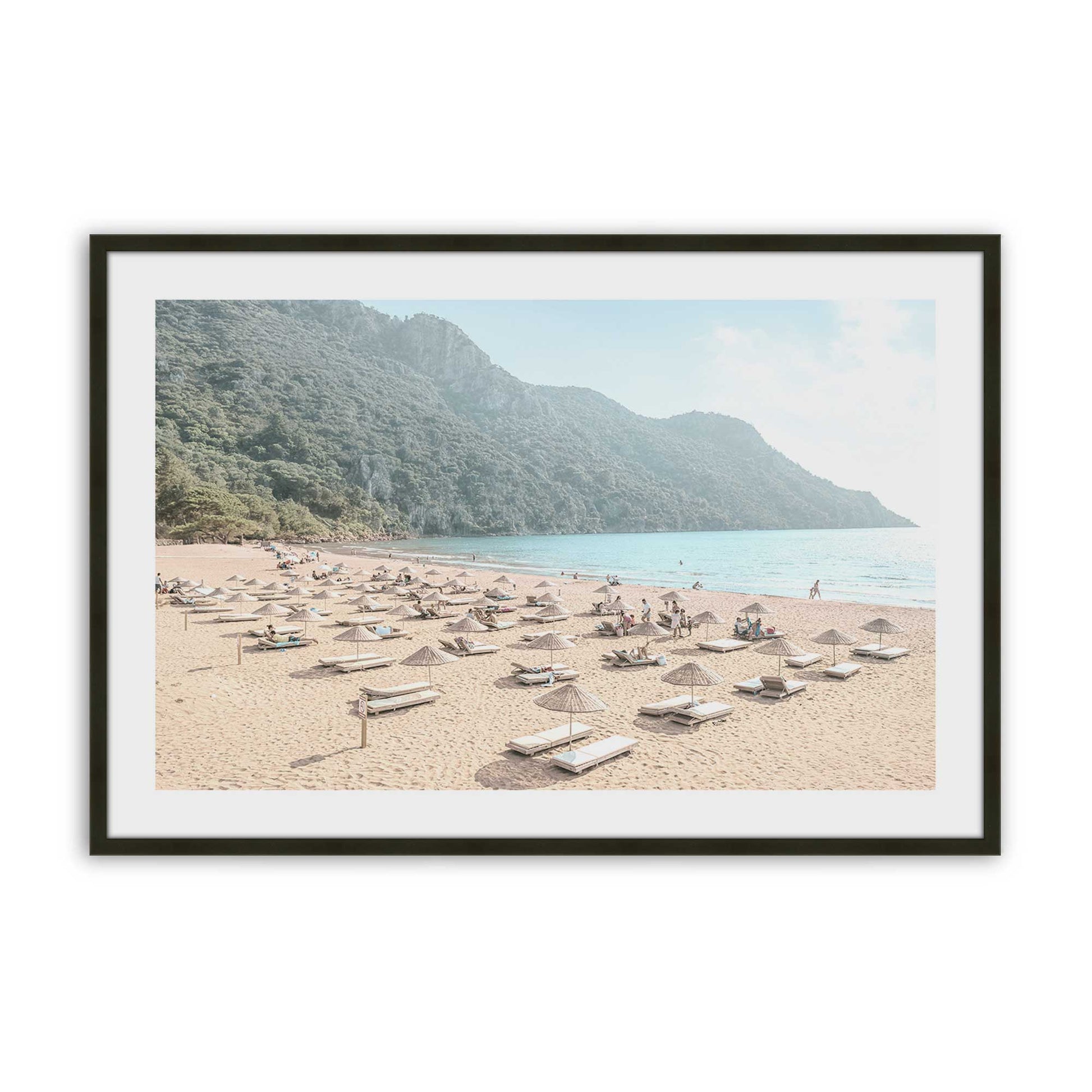 [Color:Satin Black], Picture of art in a Satin Black frame