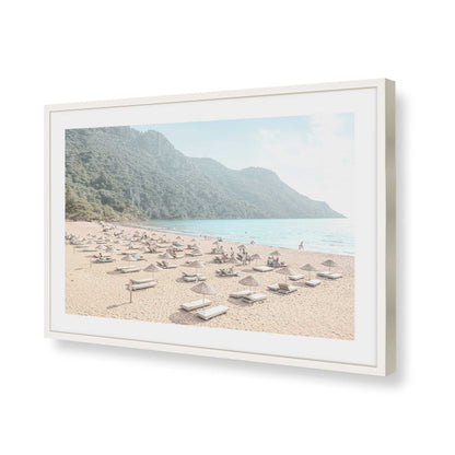 [Color:Opaque White], Picture of art in a Opaque White frame of the corner