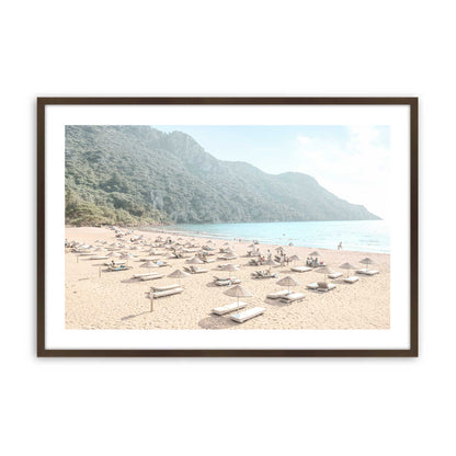 [Color:Brown], Picture of art in a Brown frame