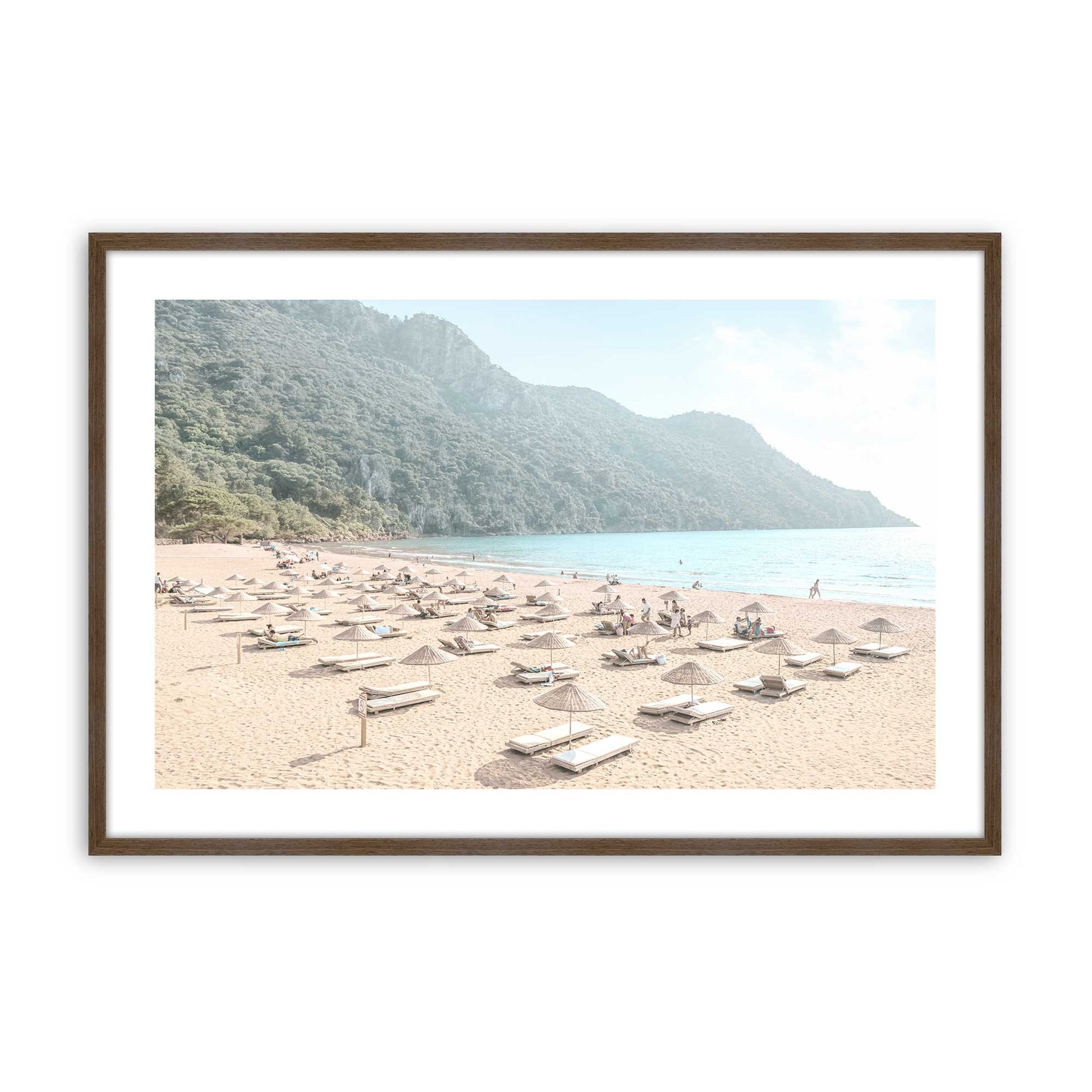 [Color:Walnut], Picture of art in a Walnut frame