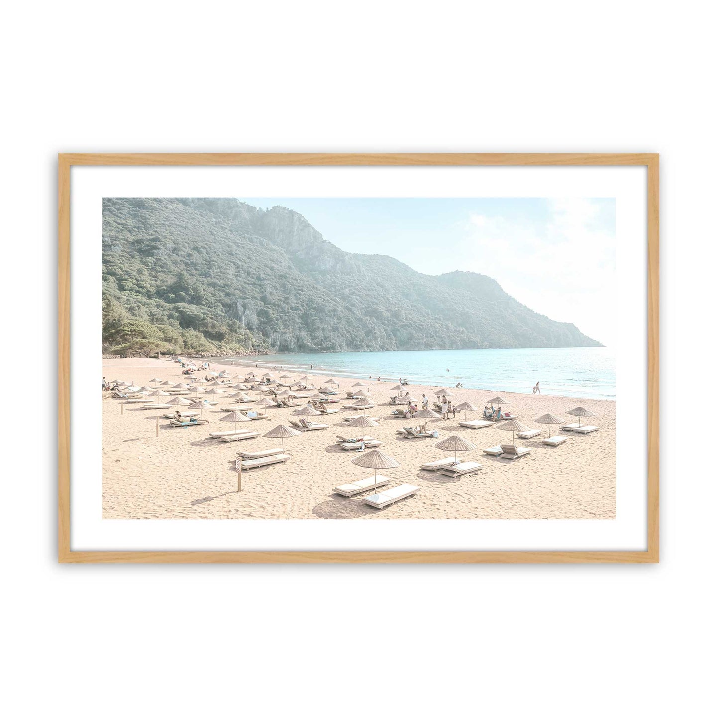 [Color:American Maple], Picture of art in a American Maple frame
