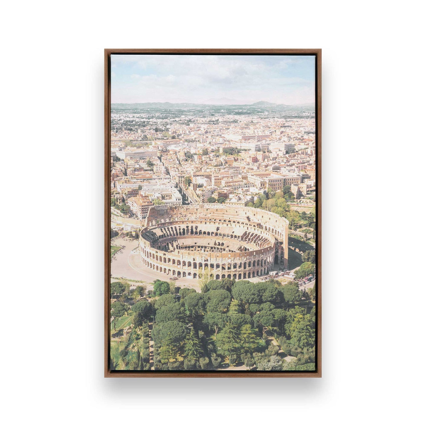 [Color:Walnut], Picture of art in a Walnut frame