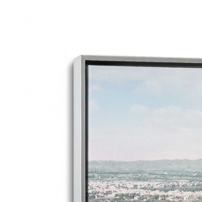 [Color:Polished Chrome], Picture of art in a Polished Chrome frame at an angle