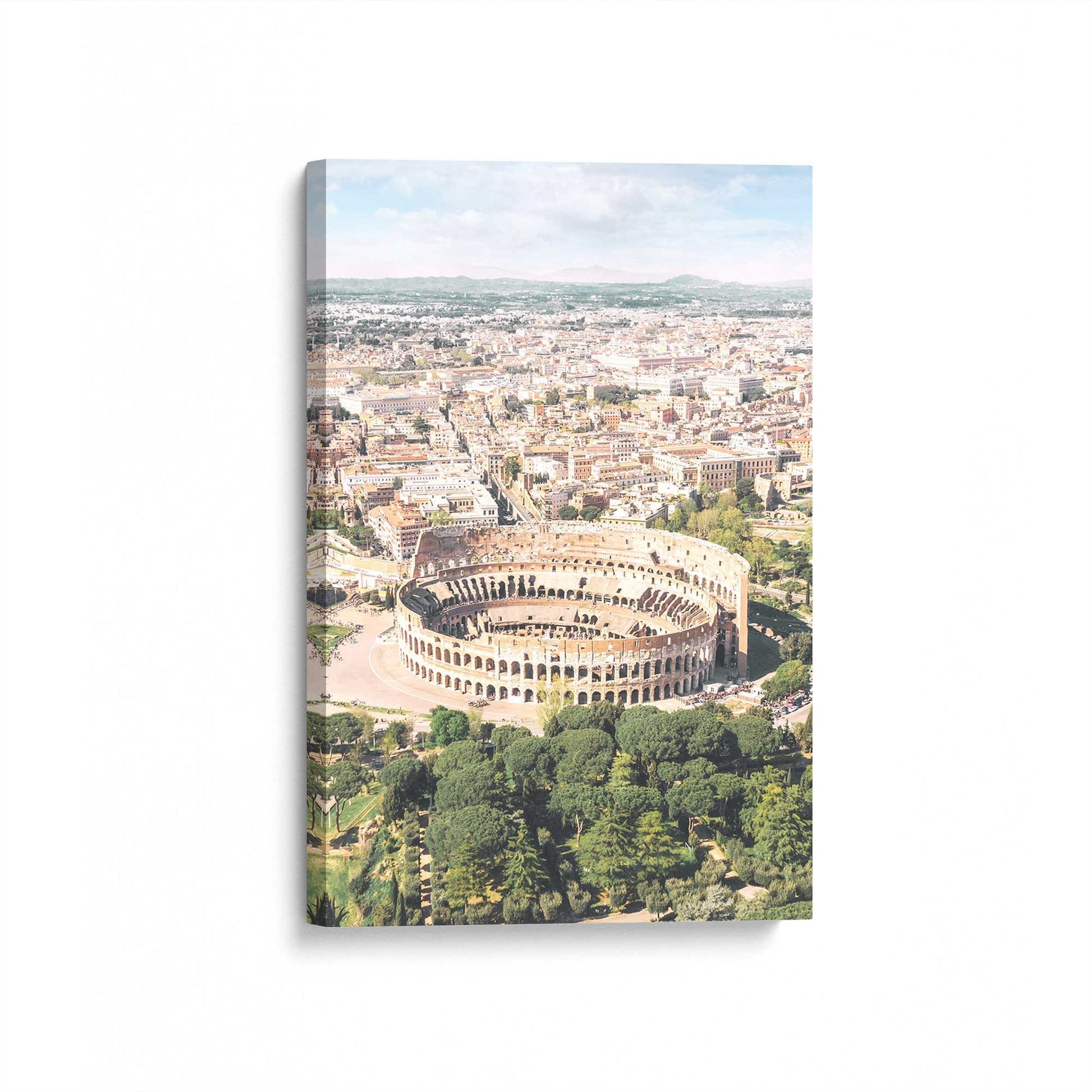 [Color:Stretched Canvas], Picture of art at an angle