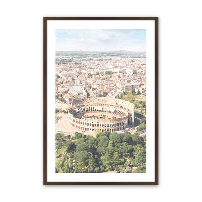 [Color:Brown], Picture of art in a Brown frame