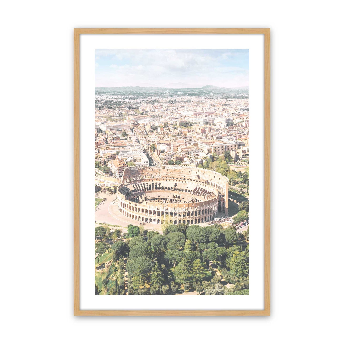 [Color:American Maple], Picture of art in a American Maple frame