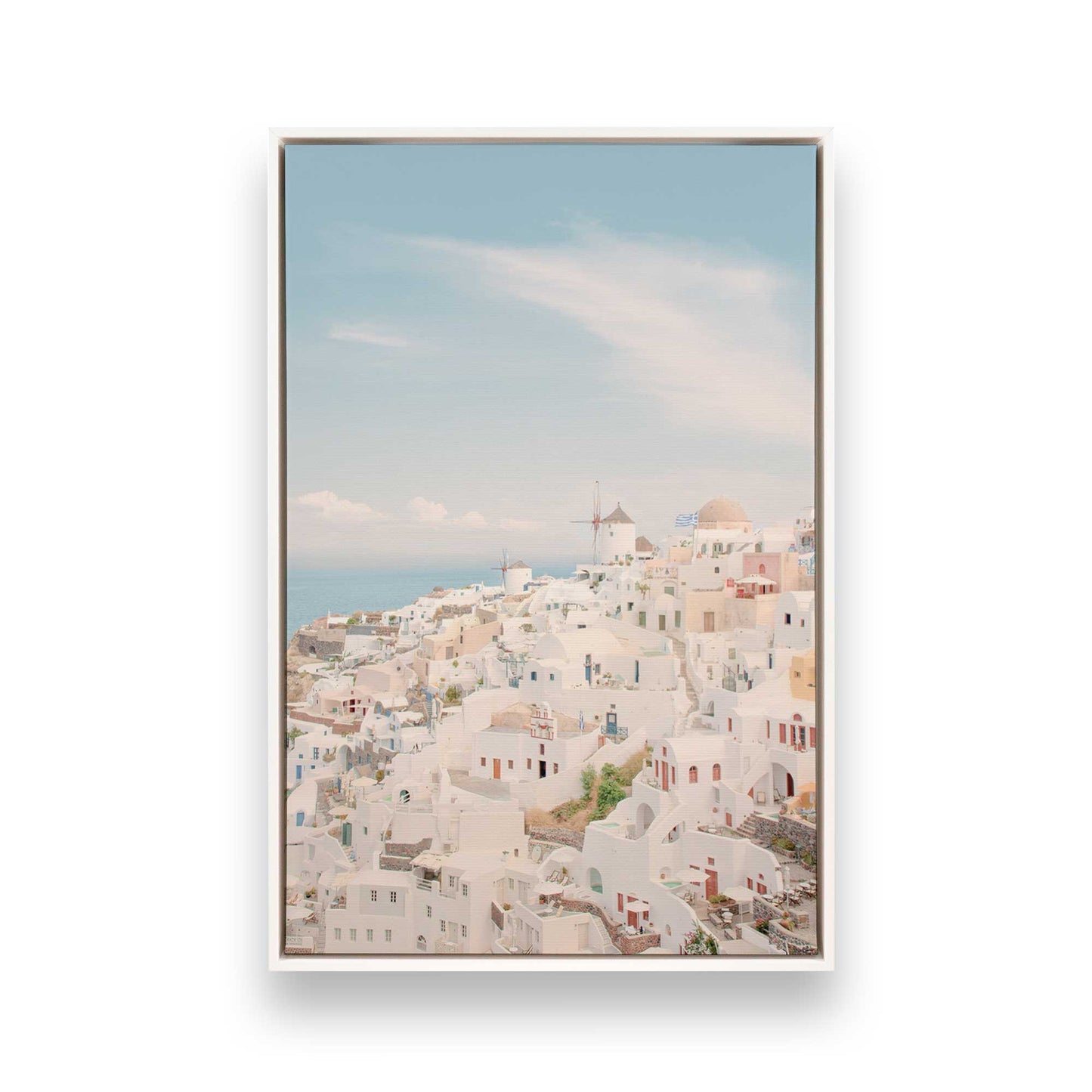 [Color:Opaque White], Picture of art in a White frame