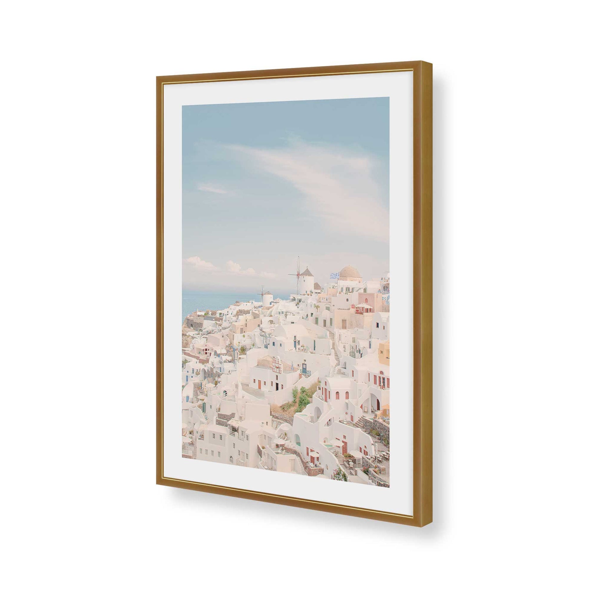 [Color:Polished Gold], Picture of art in a Polished Gold frame of the corner