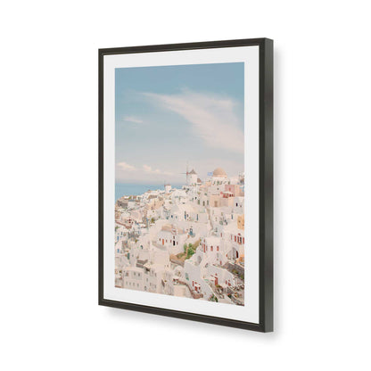 [Color:Satin Black], Picture of art in a Satin Black frame of the corner