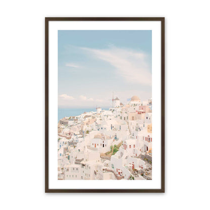 [Color:Brown], Picture of art in a Brown frame