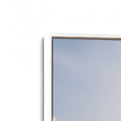[Color:Opaque White], Picture of art in a White frame at an angle