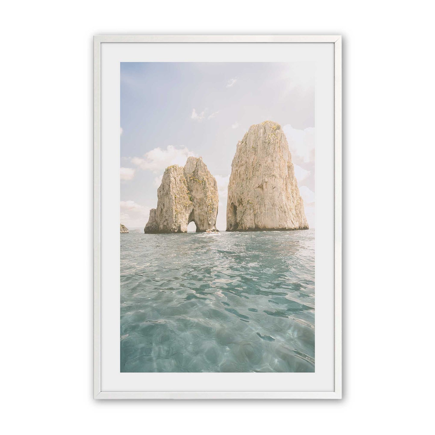 [Color:Opaque White], Picture of art in a Opaque White frame