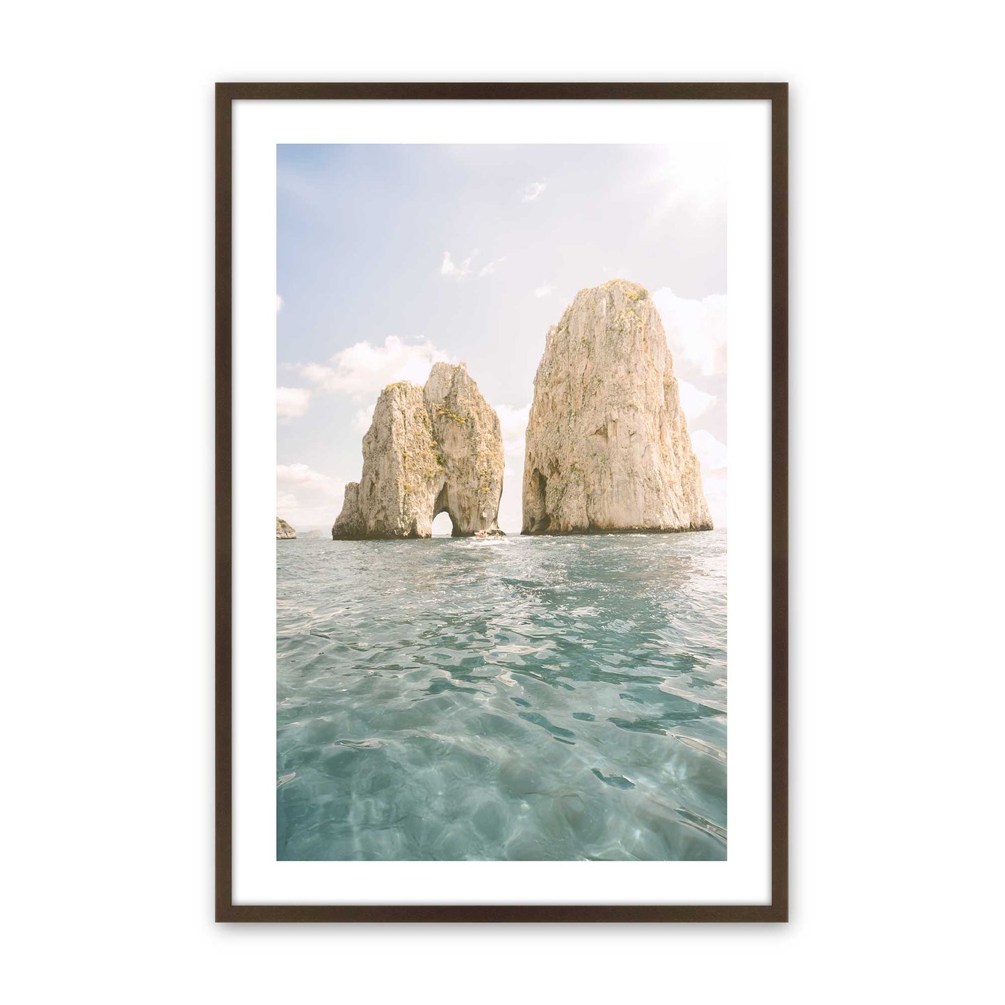 [Color:Brown], Picture of art in a Brown frame