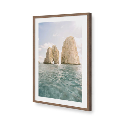 [Color:Walnut], Picture of art in a Walnut frame of the corner