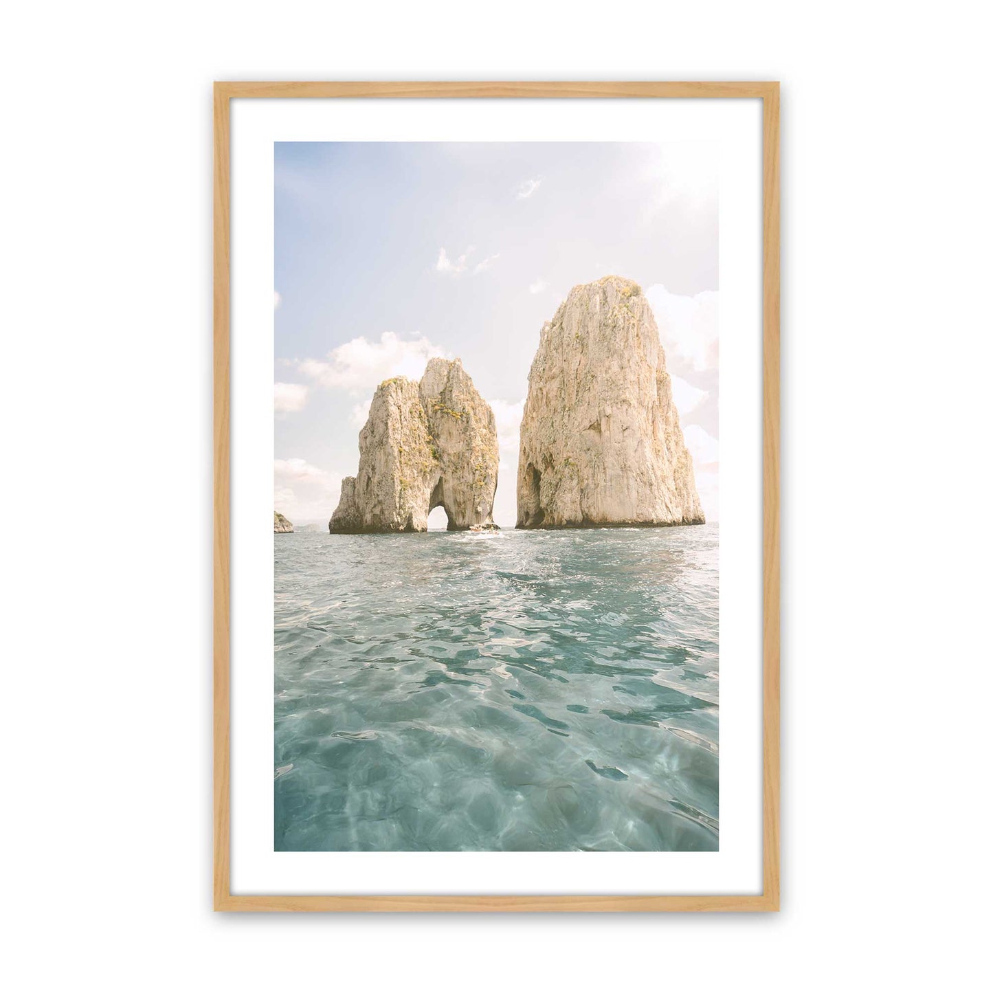 [Color:American Maple], Picture of art in a American Maple frame