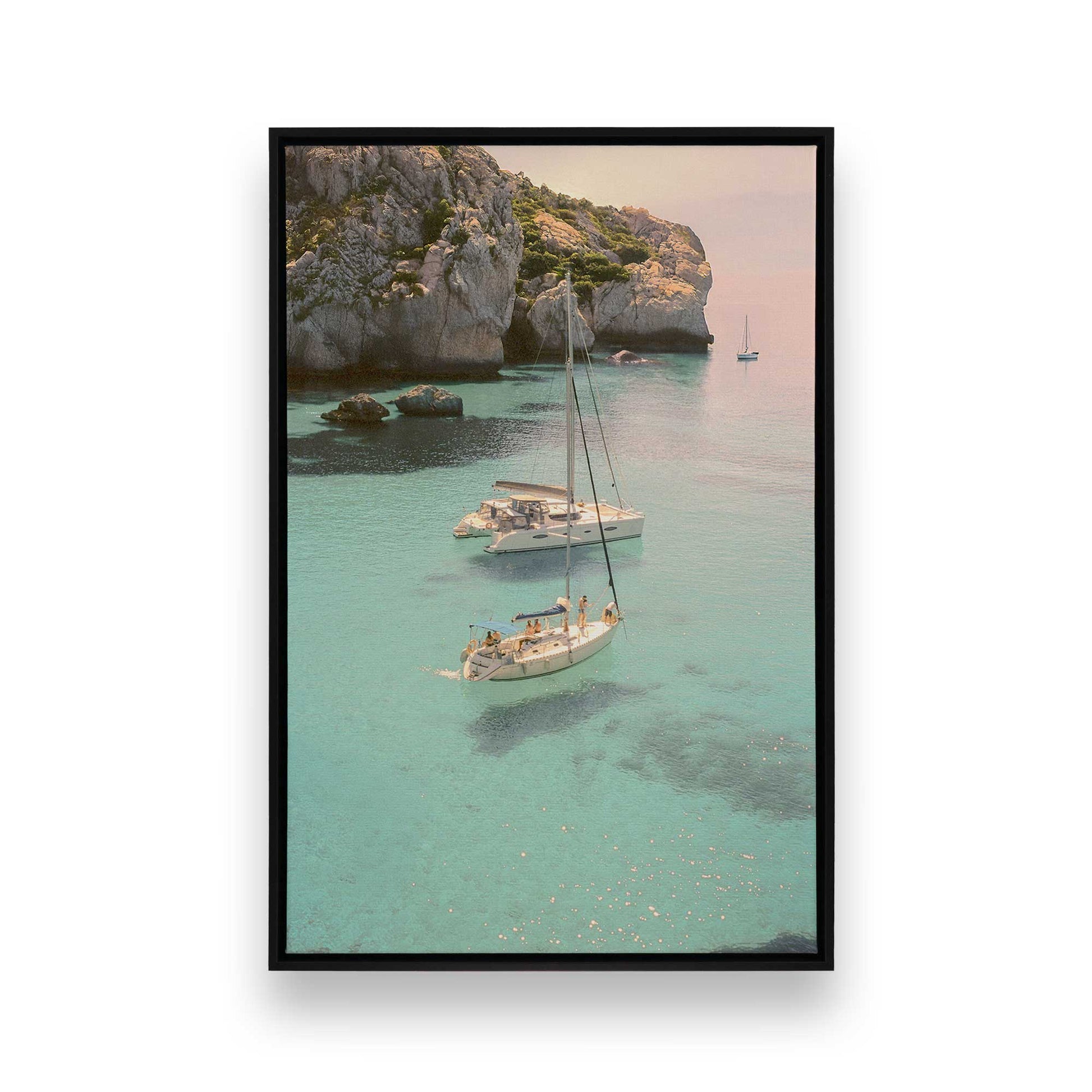 [Color:Satin Black], Picture of art in a Satin Black frame