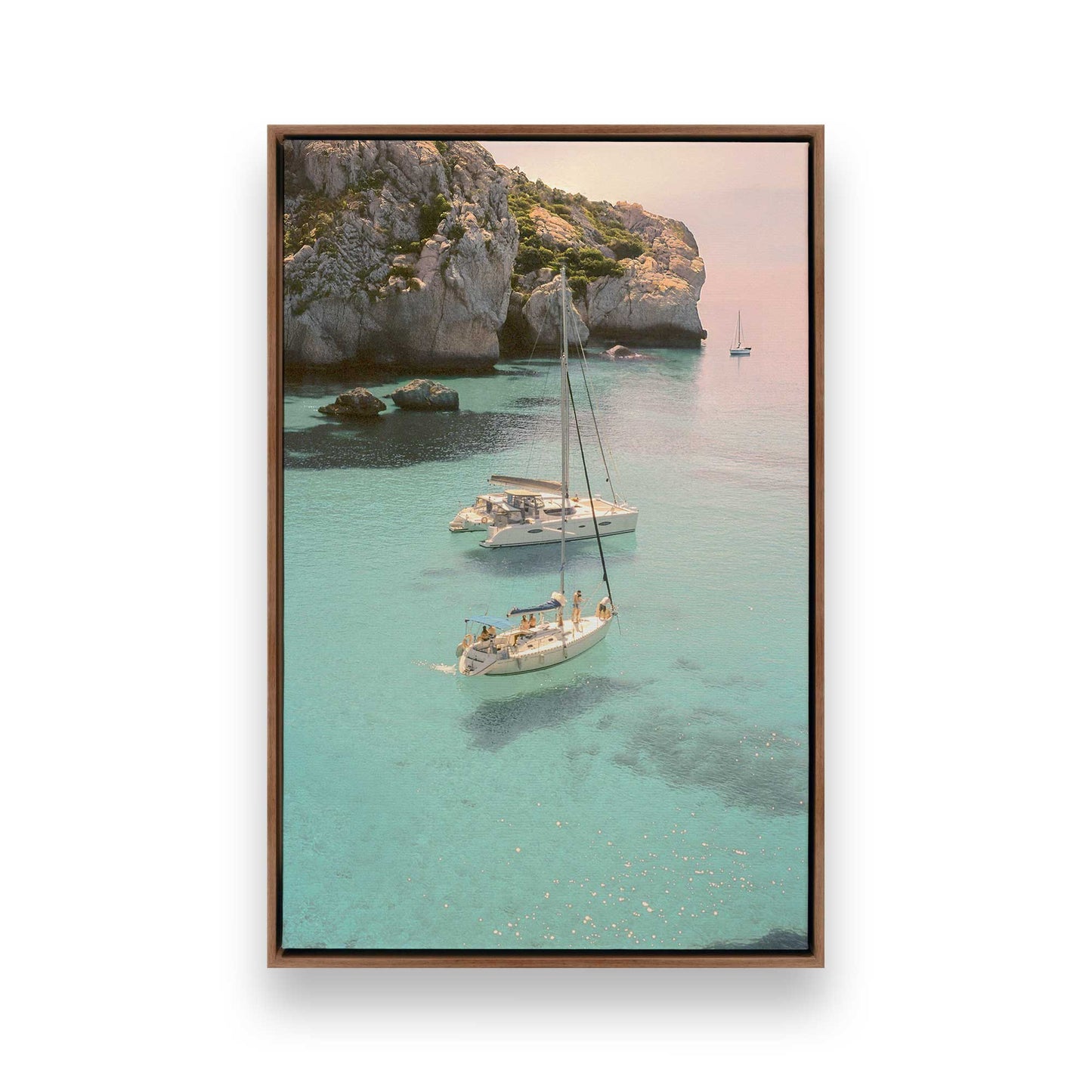 [Color:Walnut], Picture of art in a Walnut frame