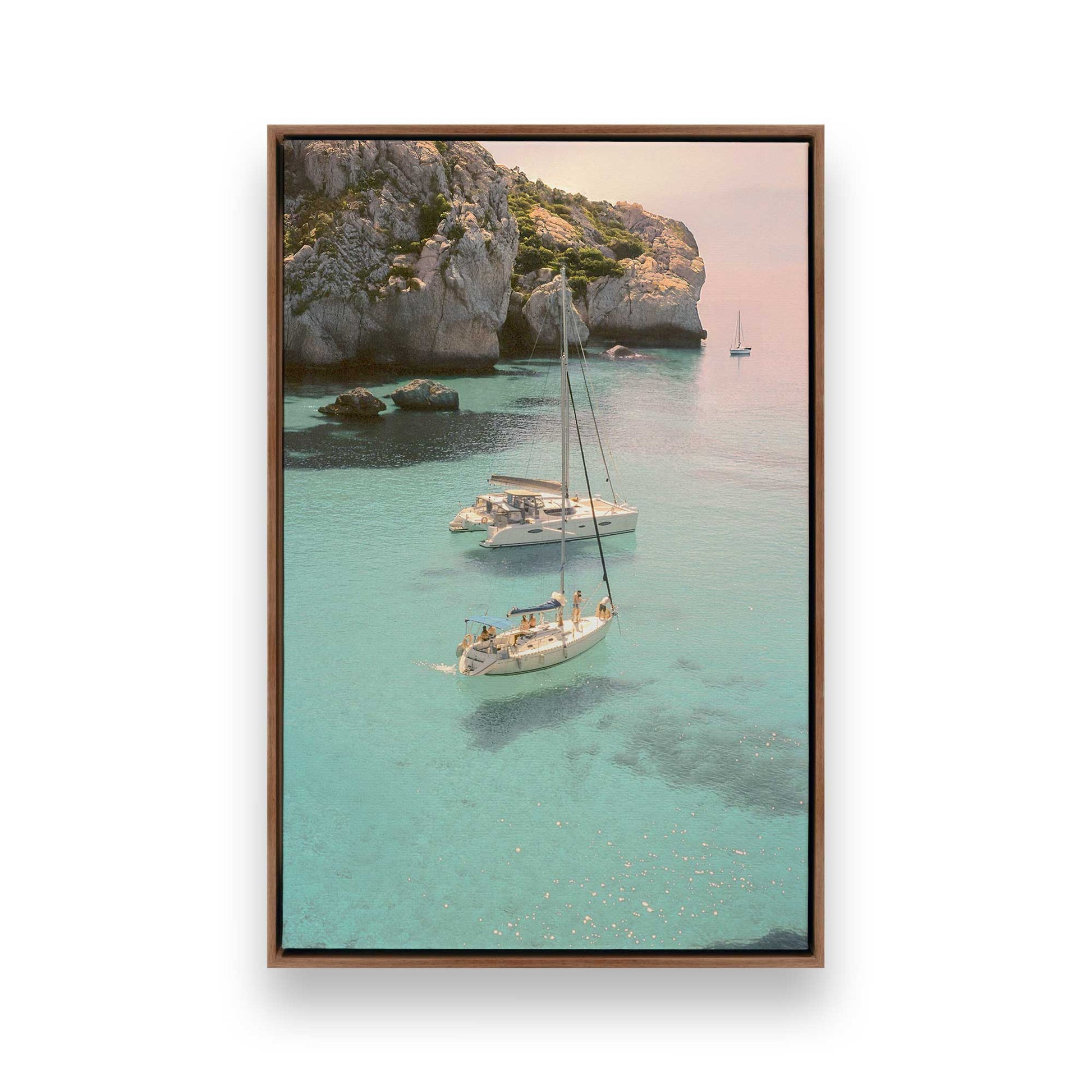 [Color:Walnut], Picture of art in a Walnut frame