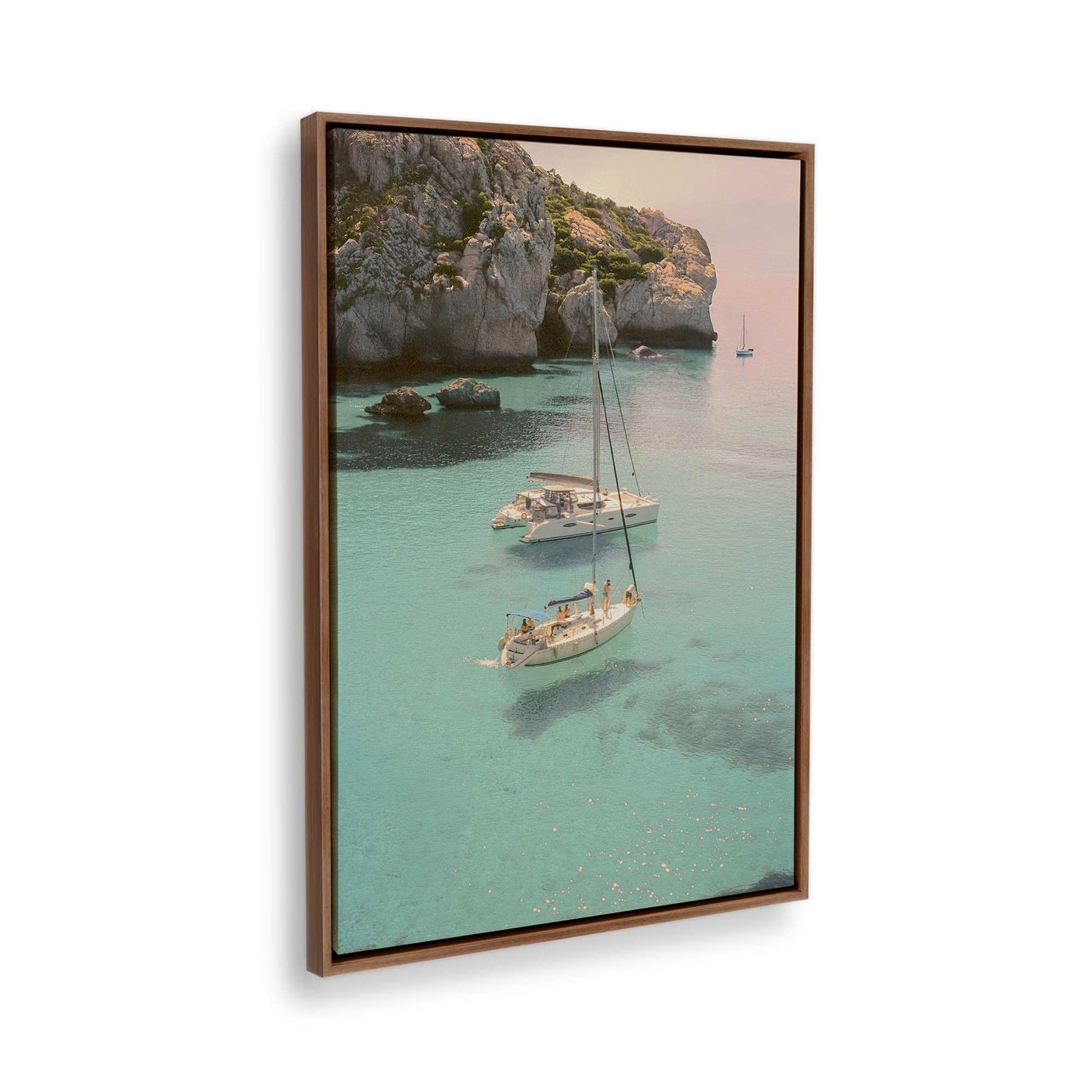 [Color:Walnut], Picture of the corner of the art