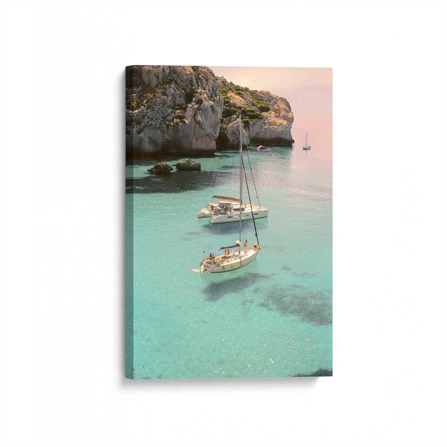 [Color:Stretched Canvas], Picture of art at an angle