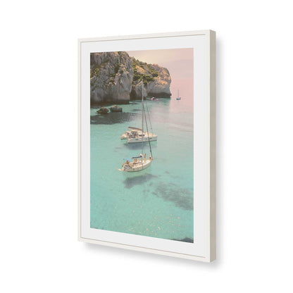 [Color:Opaque White], Picture of art in a Opaque White frame of the corner