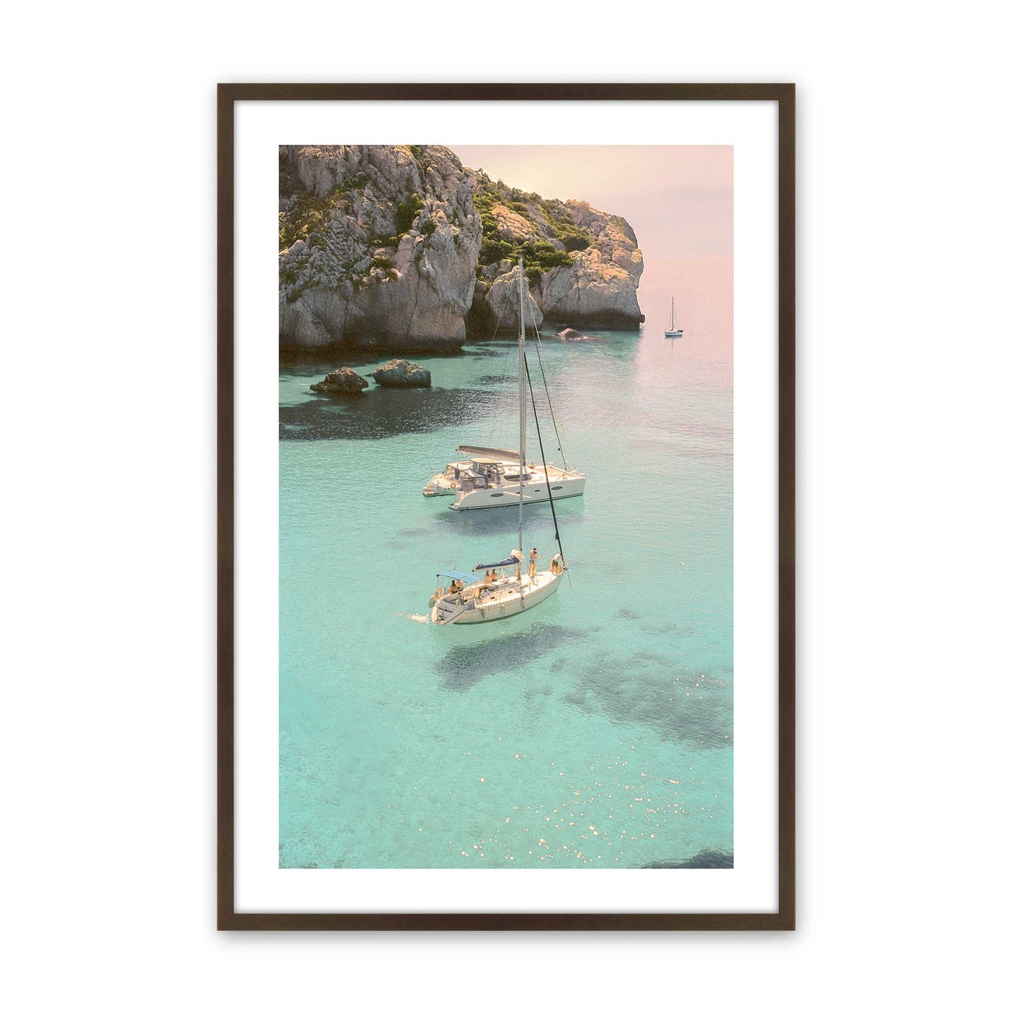 [Color:Brown], Picture of art in a Brown frame