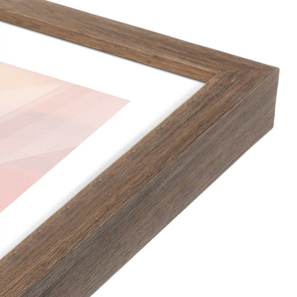 [Color:Walnut], Picture of art in a Walnut frame at an angle