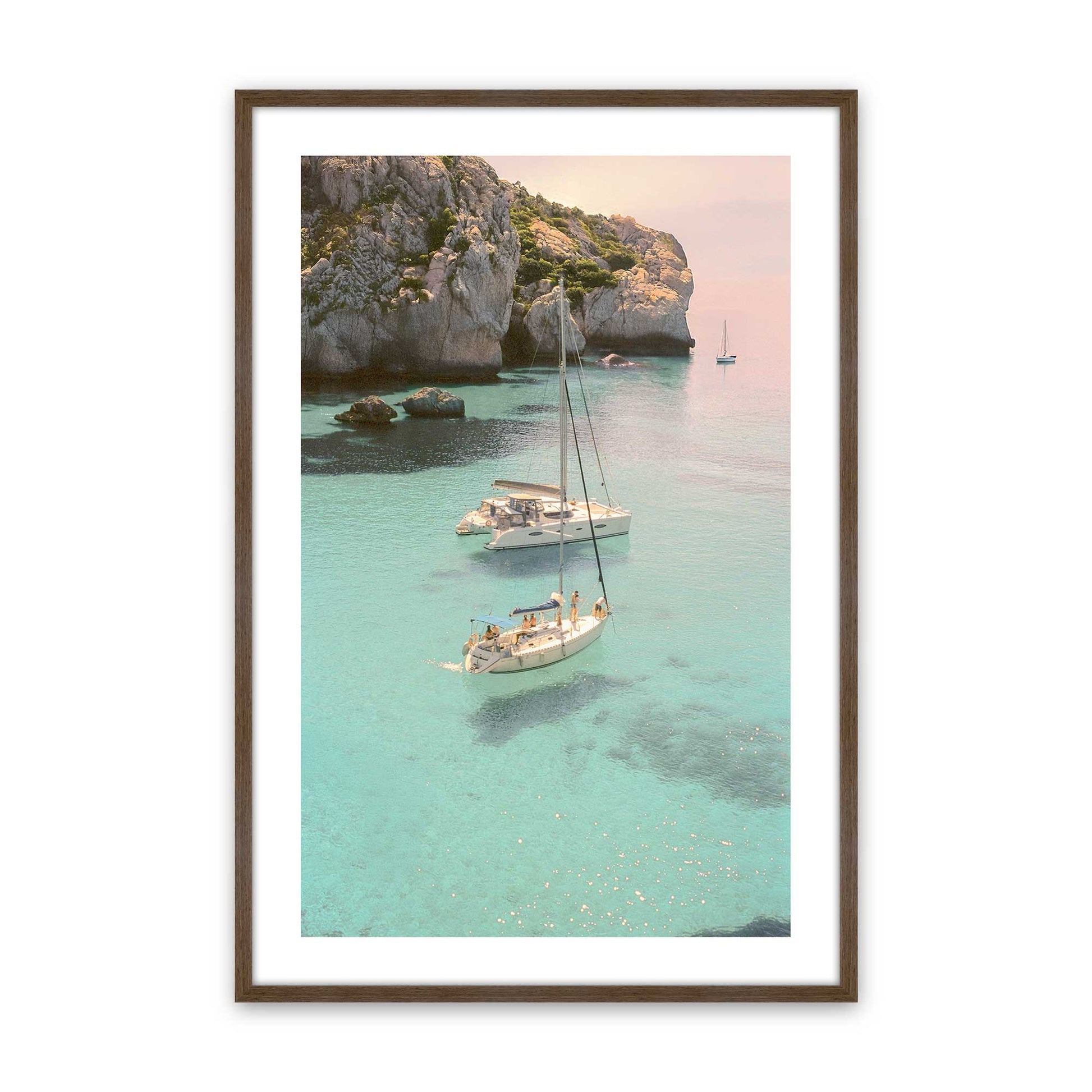 [Color:Walnut], Picture of art in a Walnut frame