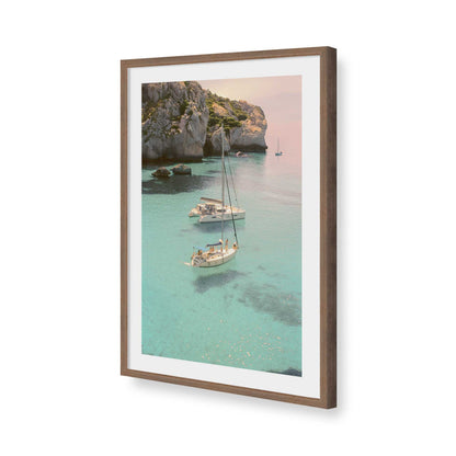 [Color:Walnut], Picture of art in a Walnut frame of the corner