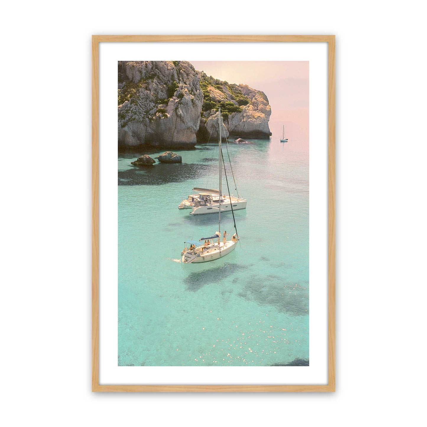 [Color:American Maple], Picture of art in a American Maple frame