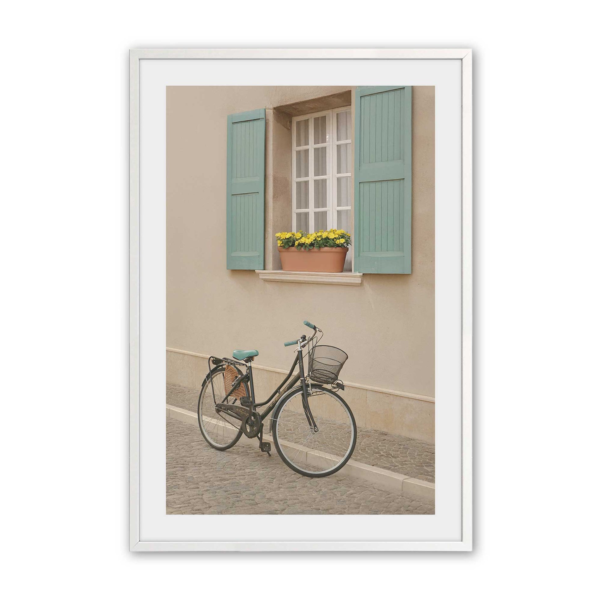 [Color:Opaque White], Picture of art in a Opaque White frame
