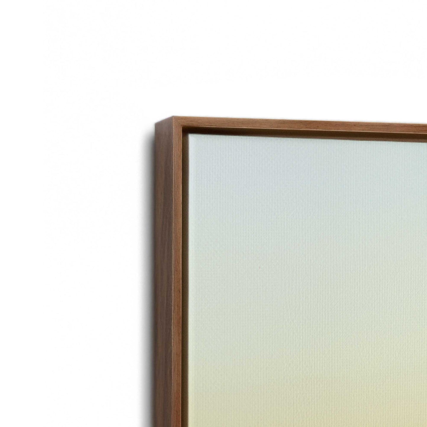[Color:Walnut], Picture of art in a Walnut frame at an angle