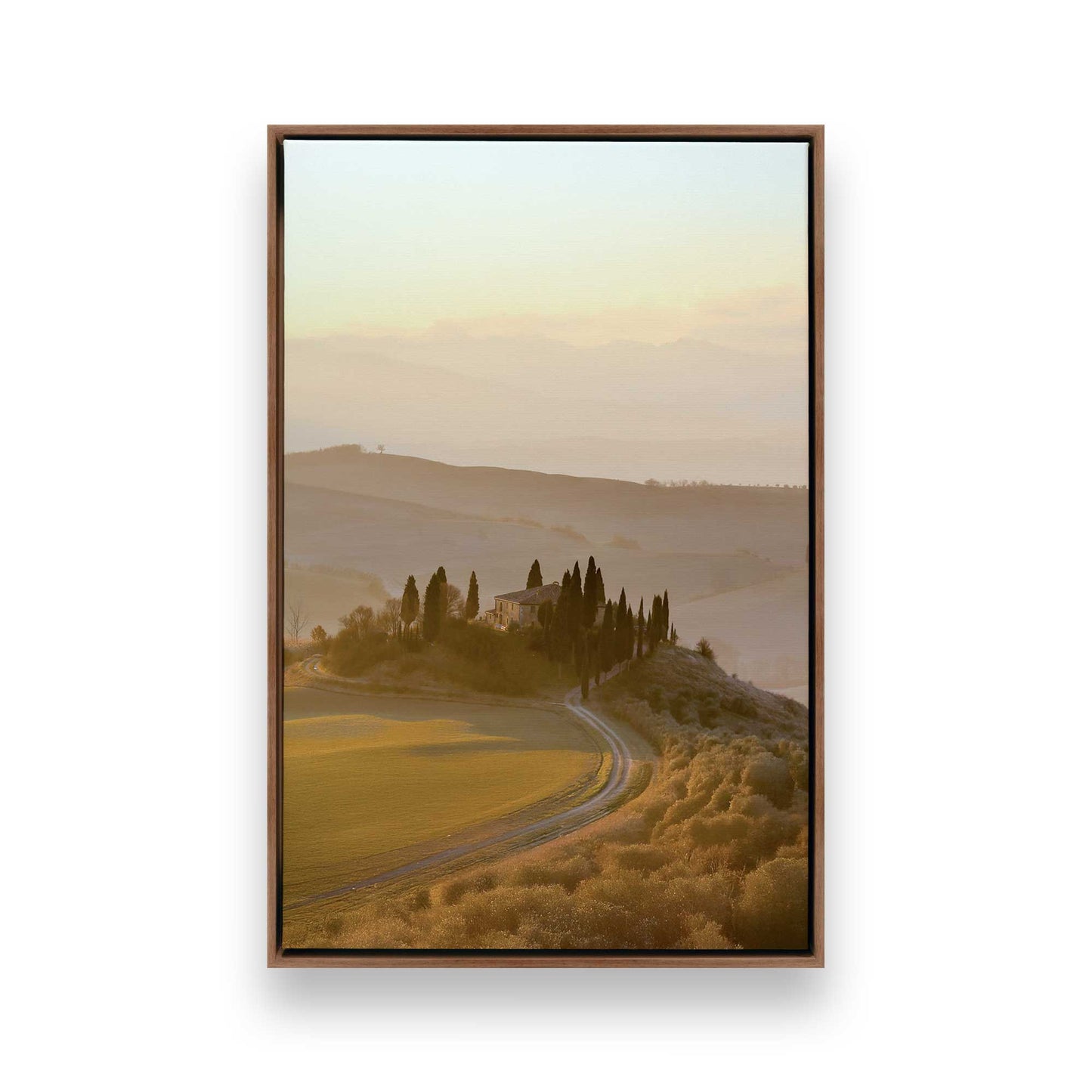 [Color:Walnut], Picture of art in a Walnut frame