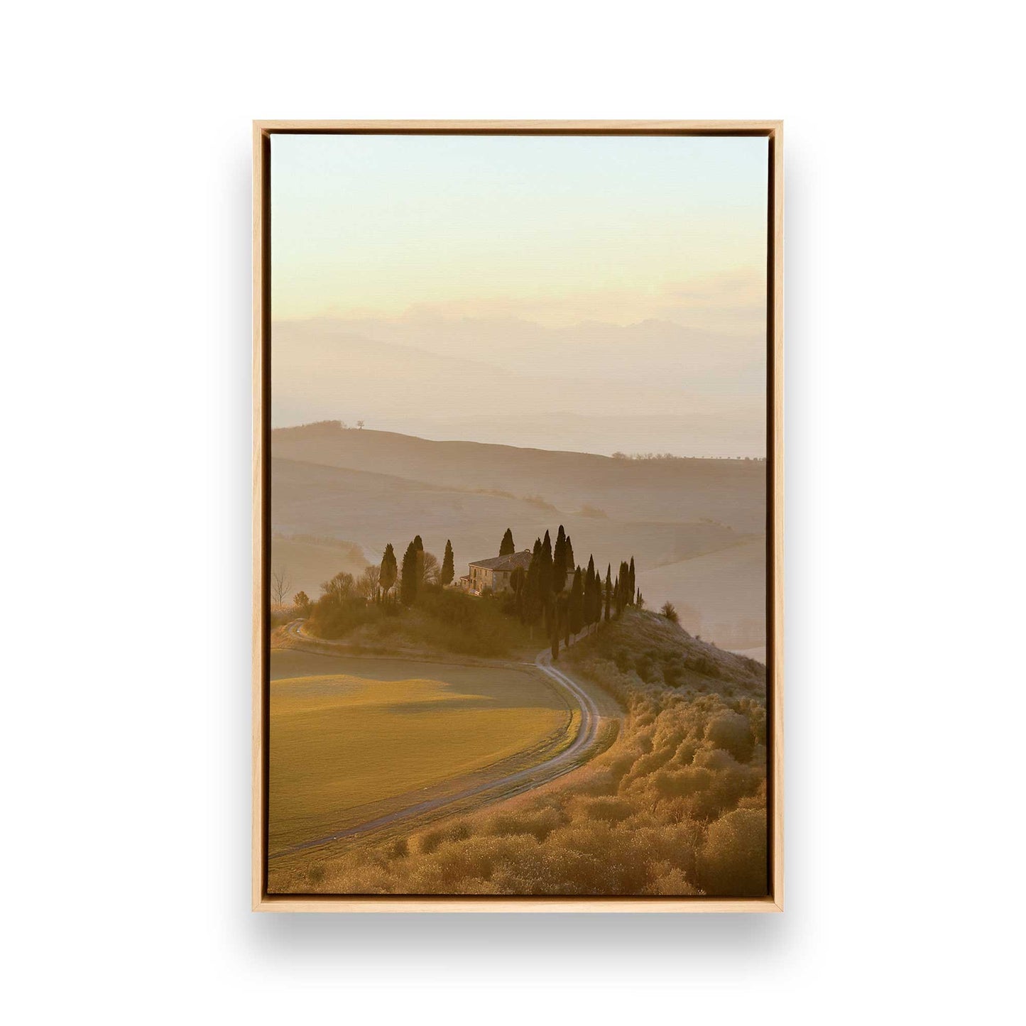 [Color:American Maple], Picture of art in a American Maple frame